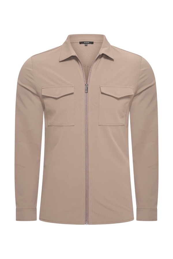Mi Piace mannen travel overshirt in de kleur falcon