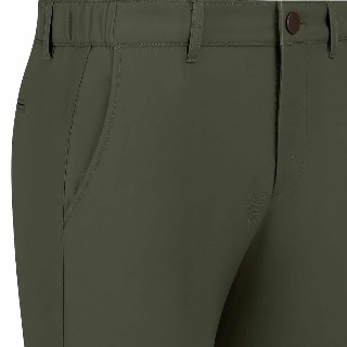 north84 travel pants bonded in kleur green